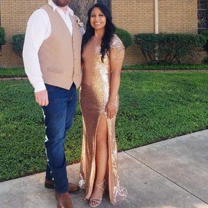 Rose Gold Sequin dress